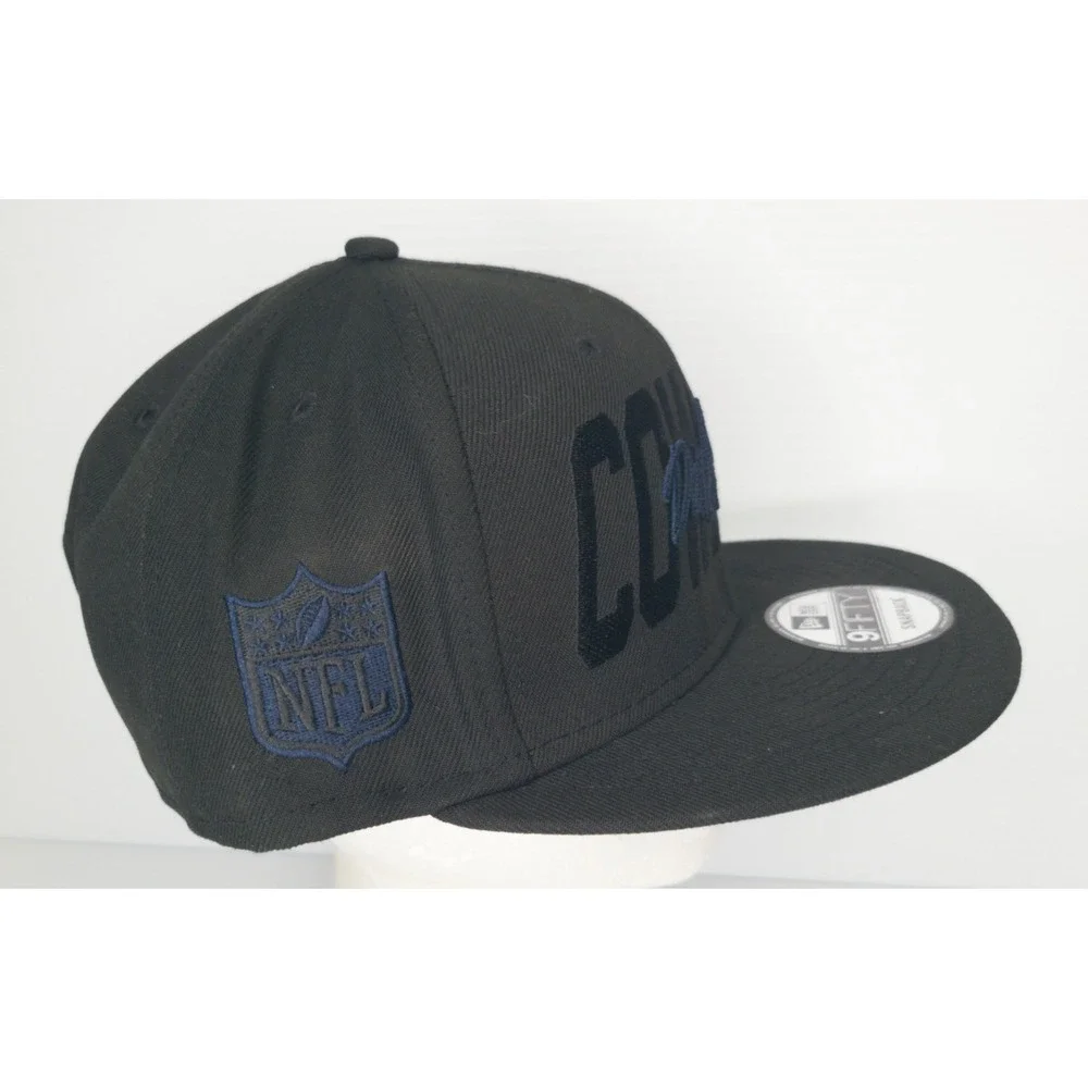 New Era 9Fifty Dallas Cowboys NFL Football Snapback‎ Cap Hat Men's OS Black Out